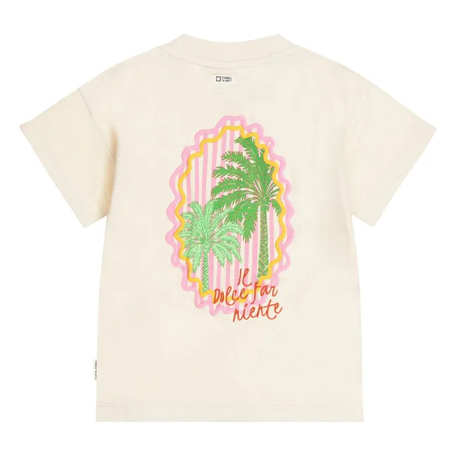 Camiseta oversize de algodón ecológico Maringa | Crudo