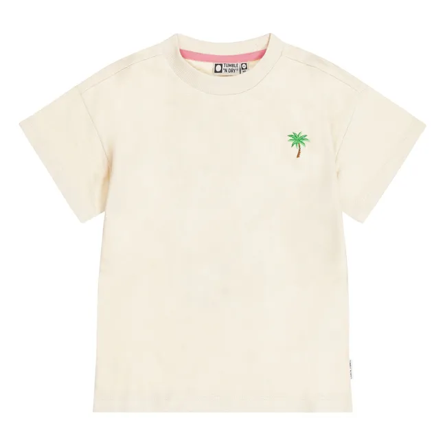 Camiseta oversize de algodón ecológico Maringa | Crudo