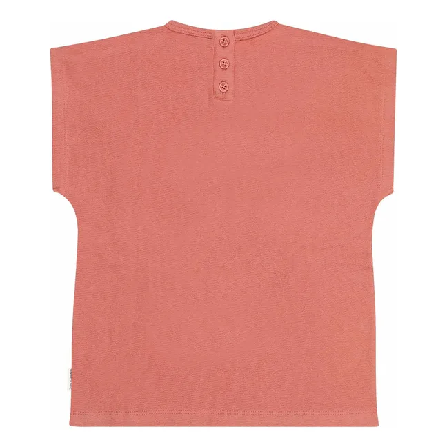 T-shirt Pesca Coton Bio | Terracotta