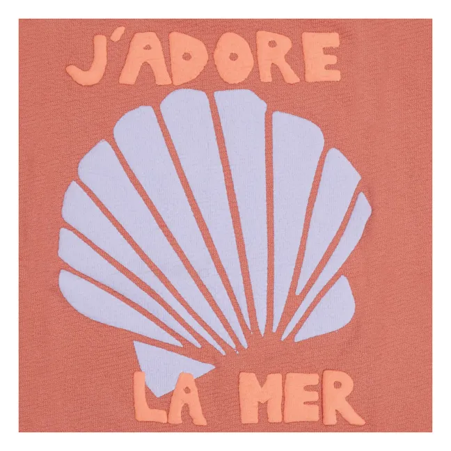 T-shirt Pesca Coton Bio | Terracotta