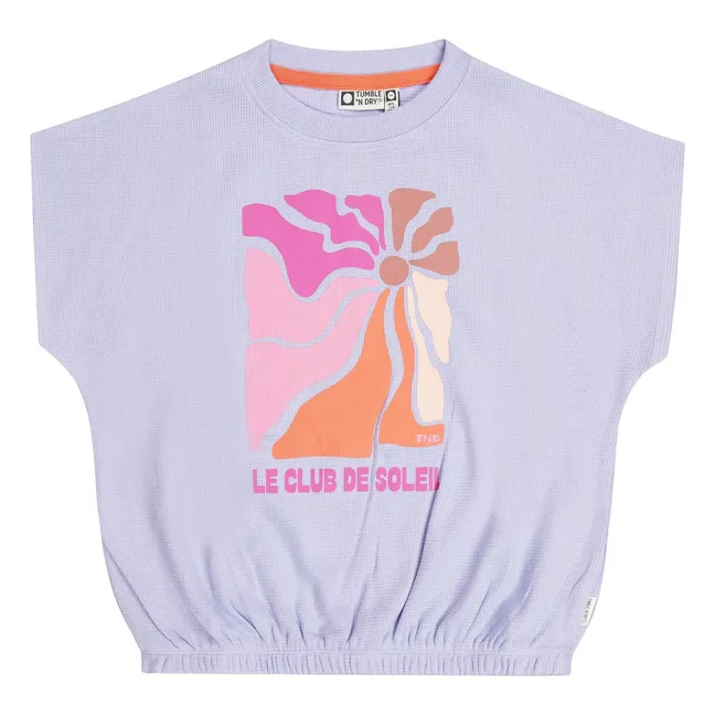 Camiseta de algodón ecológico Nespola | Lavanda