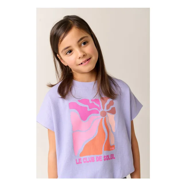 Camiseta de algodón ecológico Nespola | Lavanda