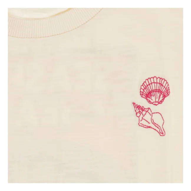T-shirt Oversize Nautalis Coton Bio | Ecru