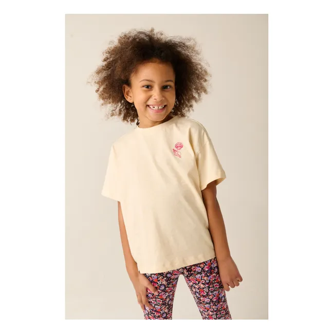 T-shirt Oversize Nautalis Coton Bio | Ecru