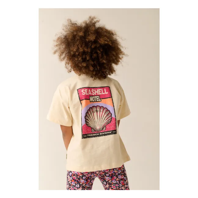 T-shirt Oversize Nautalis Coton Bio | Ecru