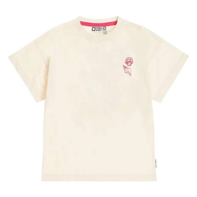 T-shirt Oversize Nautalis Coton Bio | Ecru