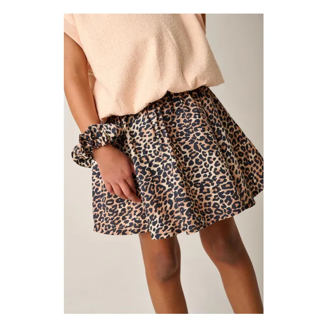 T-shirt Crop Bouquet Coton Bio | Rose pêche