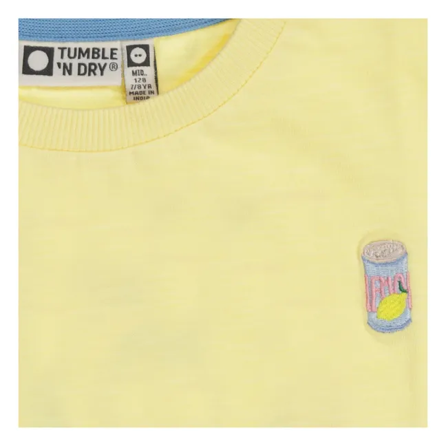 T-shirt Oversize Lemons Canette Coton Bio | Jaune