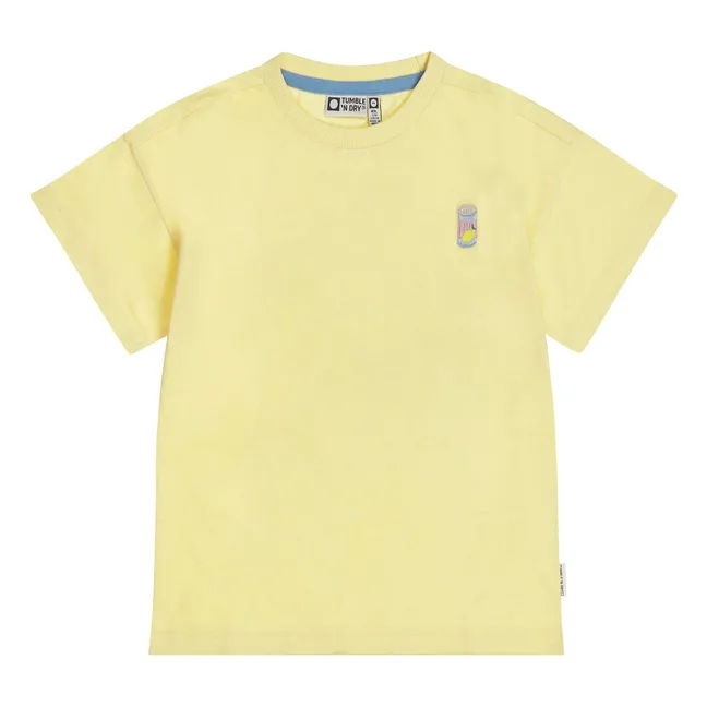 T-shirt Oversize Lemons Canette Coton Bio | Jaune