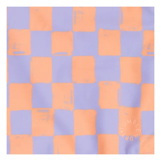 Bañador Damier Alagoas Fibras Recicladas | Lavanda