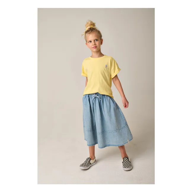 Denim Piron skirt | Washed blue