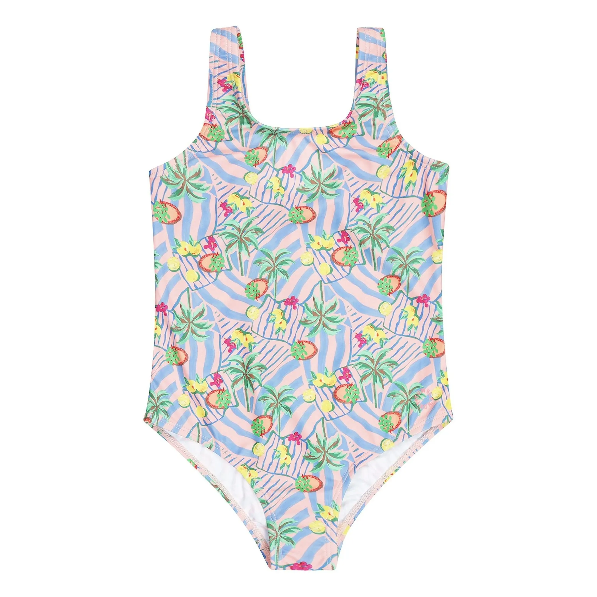 Tumble N'dry Pale Blue Fortaleza Palm Swimsuit Recycled Fibers