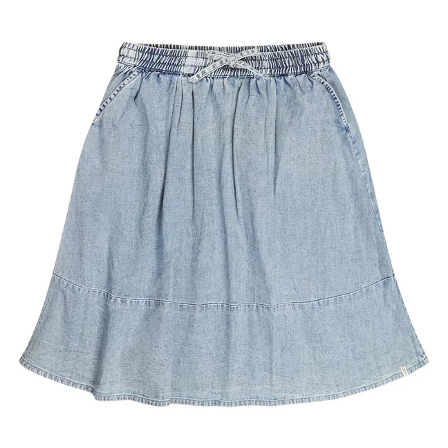 Denim Piron skirt | Washed blue