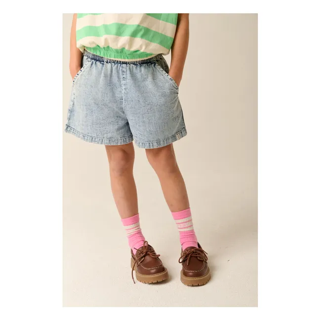 Short Denim Sabara | Bleu délavé