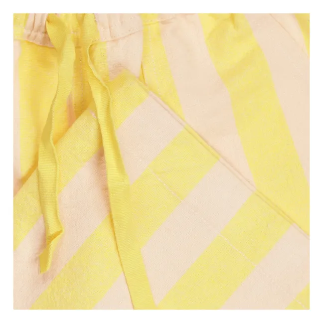 Pantalón Mela a rayas | Amarillo