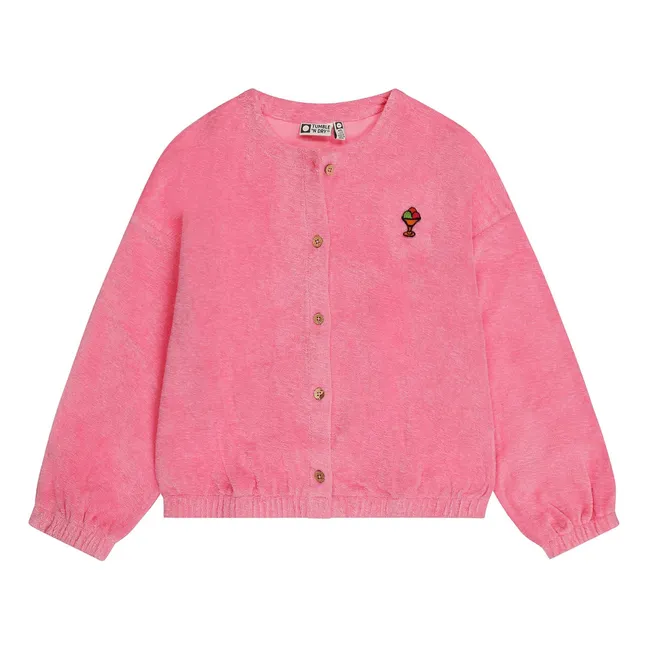 Lemonade Organic Cotton Cardigan | Pink
