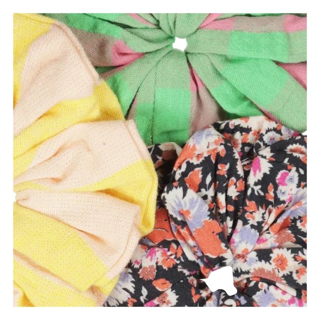 Lot de 3 Chouchous Fleurs | Rose