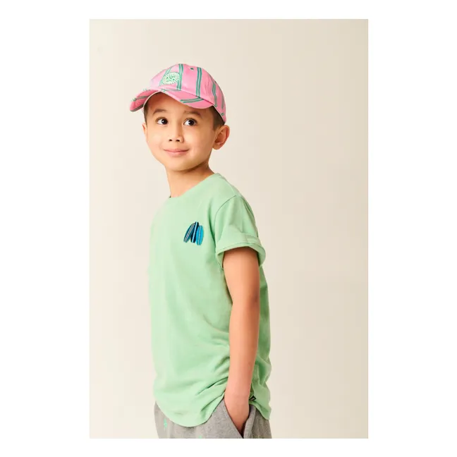 Casquette Godd Day Rayée | Rose