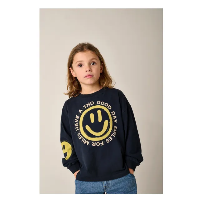 Camiseta Neptune de algodón ecológico | Azul oscuro