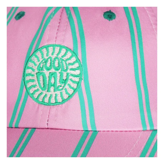 Casquette Godd Day Rayée | Rose