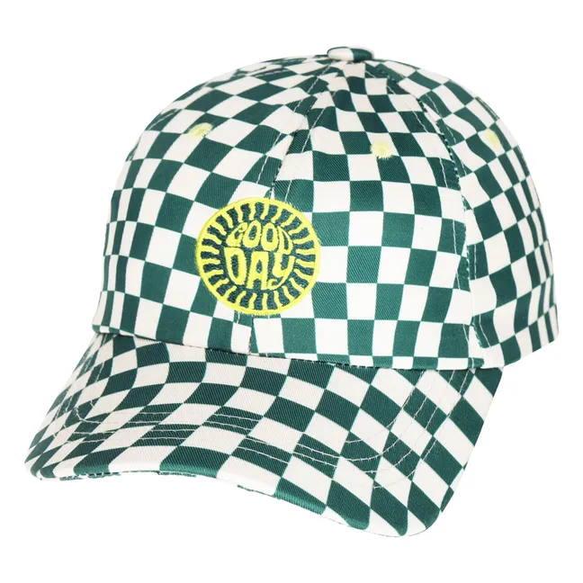 Casquette Good Day Carreaux | Vert