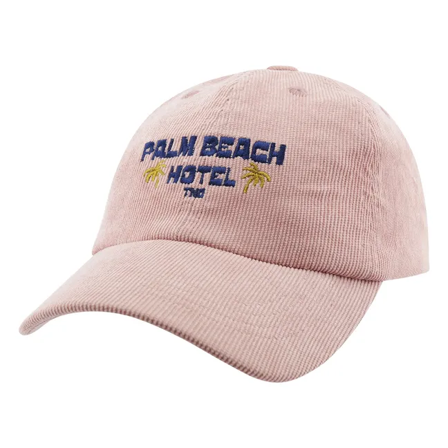 Casquette Côtelée Palm Beach | Rose pâle
