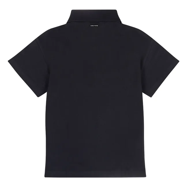 Polo Loix de algodón orgánico | Azul oscuro