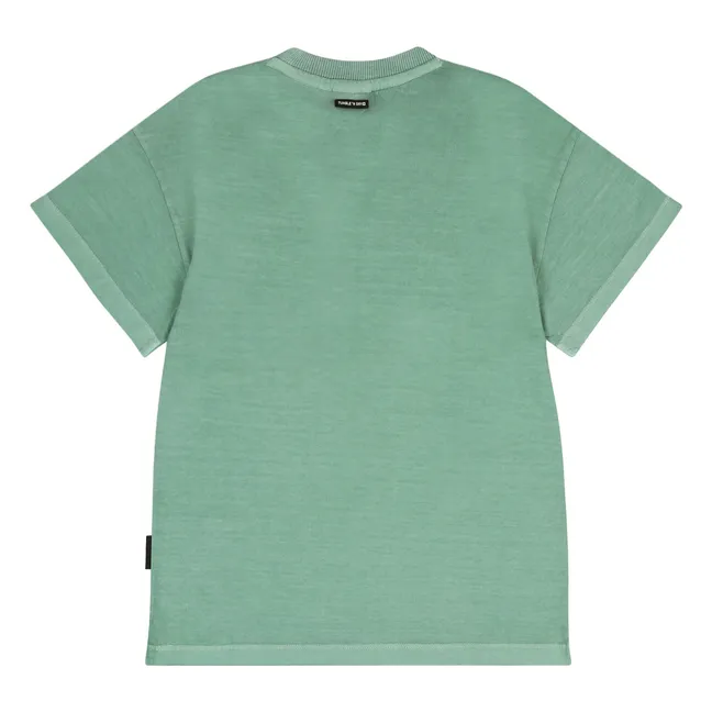 Camiseta de algodón orgánico de consuelda | Verde