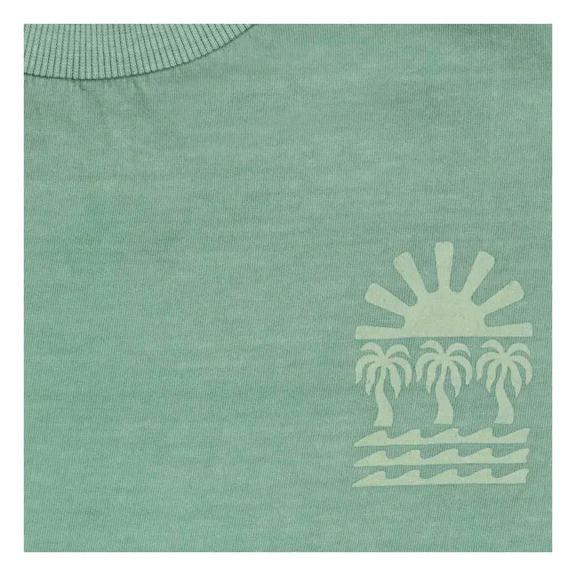 Camiseta de algodón orgánico de consuelda | Verde