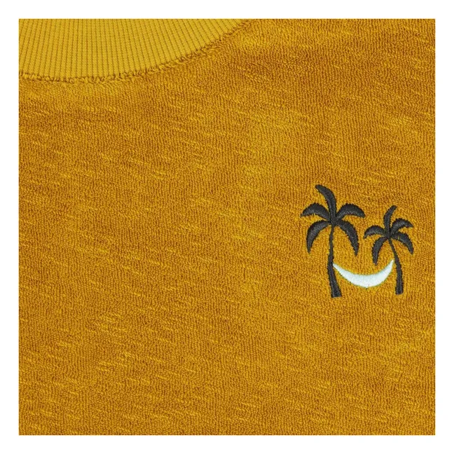 Camiseta de toalla de algodón ecológico Pacificus | Ocre