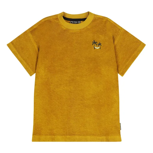 Camiseta de toalla de algodón ecológico Pacificus | Ocre
