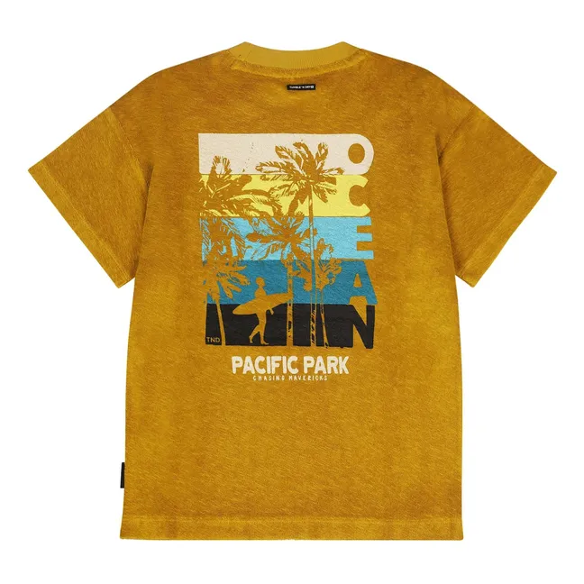 Camiseta de toalla de algodón ecológico Pacificus | Ocre