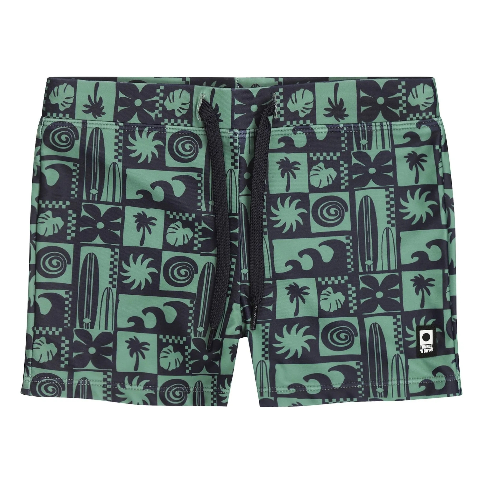 Tumble N'dry Green Natal Recycled Fiber Swim Shorts