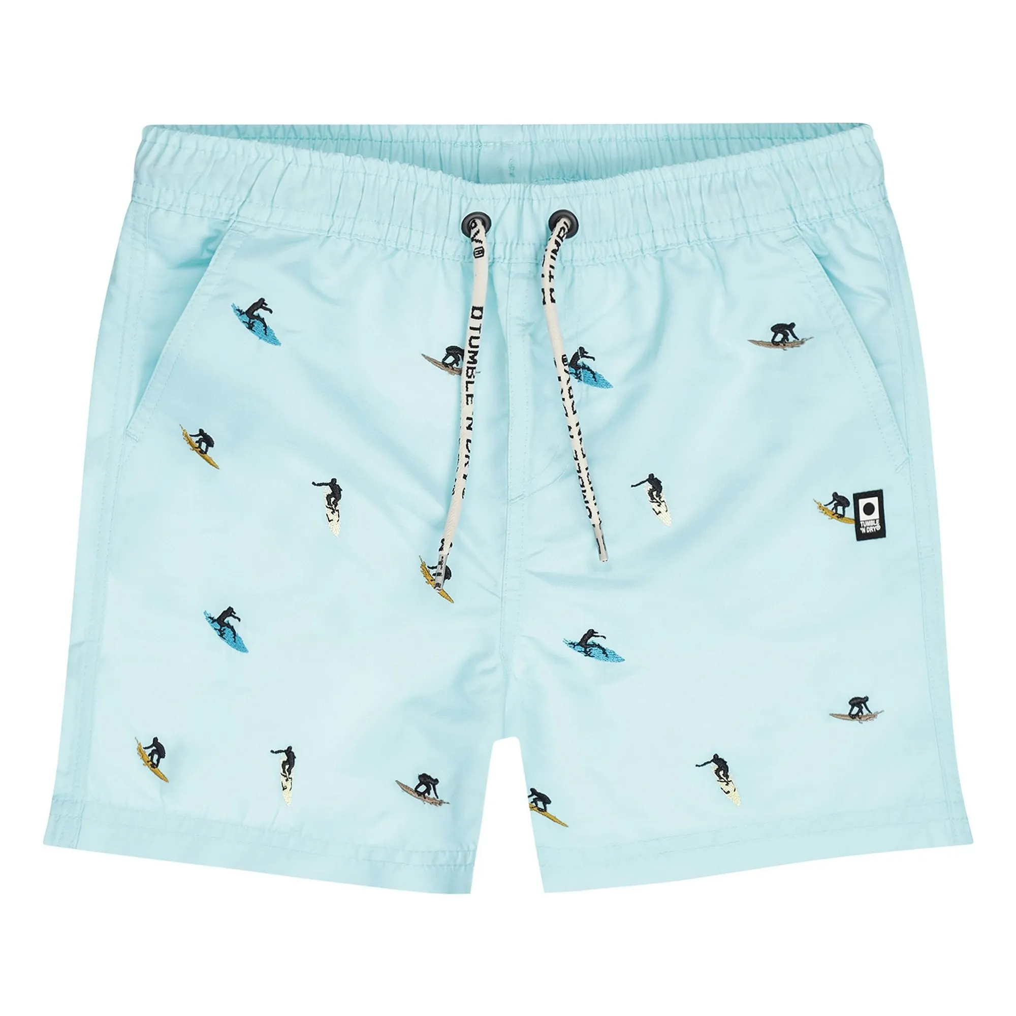 Tumble N'dry Pale Blue Surfando Recycled Fibers Swim Shorts