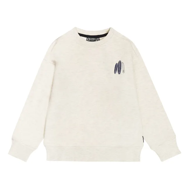 Seashore Oversize Sweat Algodón orgánico | Crudo color natural