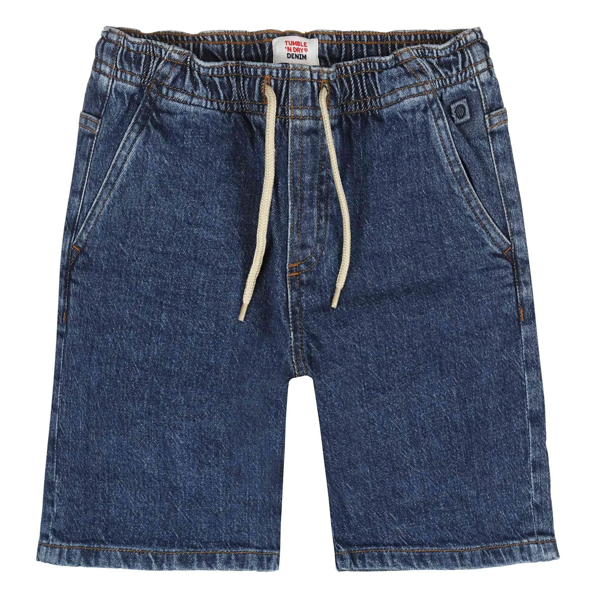 Tumble N'dry Dark Blue Juan Denim Cord Short