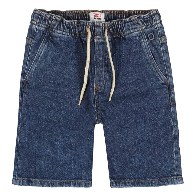 Pantalones cortos vaqueros de cordón Juan | Azul oscuro