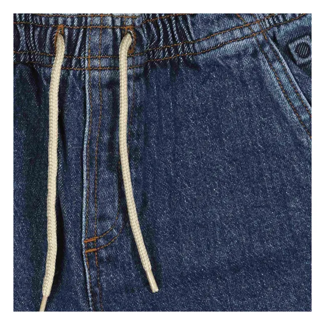 Short Denim Cordon Juan | Bleu foncé