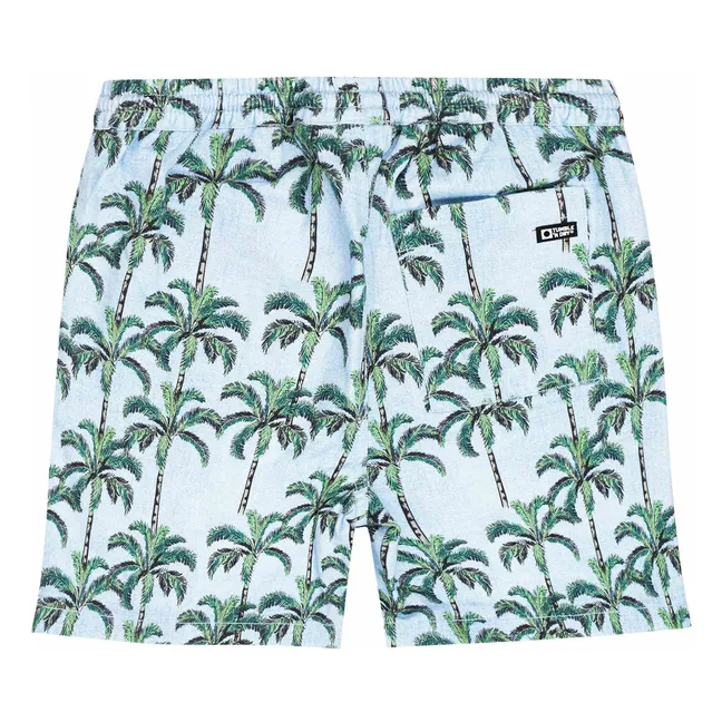 Pantalones cortos de palma Melanesia | Azul Pálido