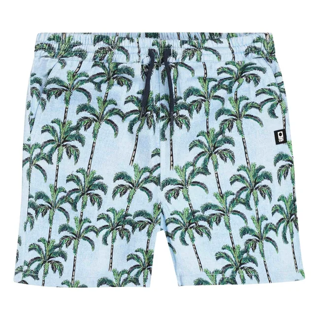 Pantalones cortos de palma Melanesia | Azul Pálido
