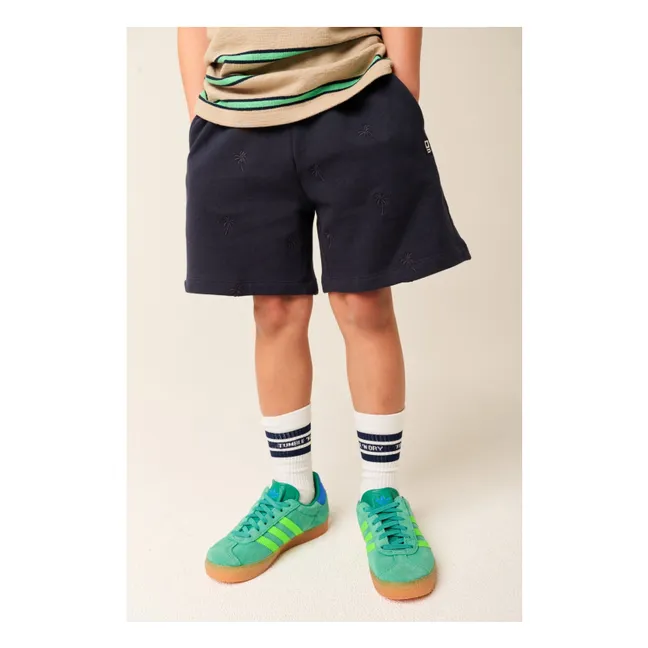 Short Jogger Polynesia Coton Bio | Bleu foncé
