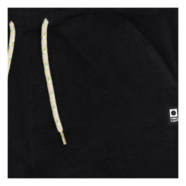 Pantalones cortos de rizo de algodón ecológico Coastline | Azul oscuro