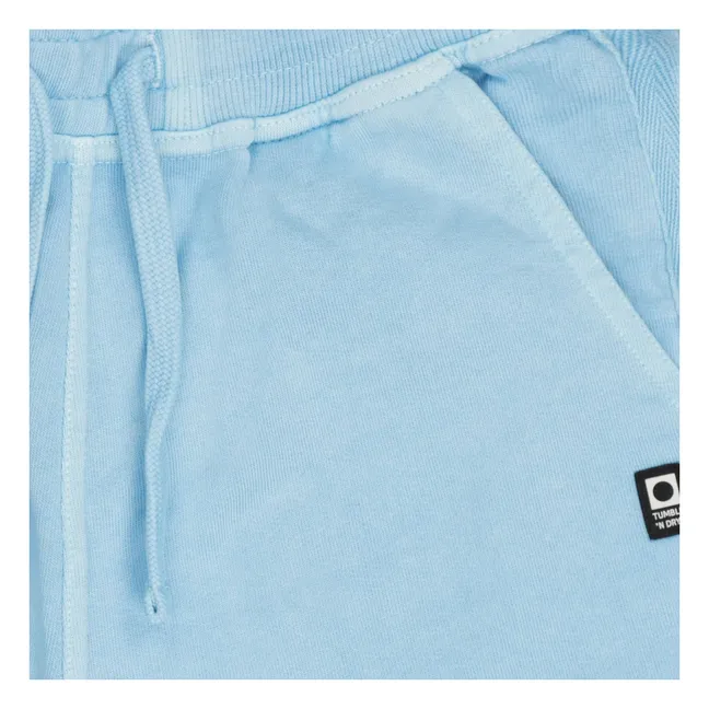 Short Jogger Big Wave Coton Bio | Bleu ciel