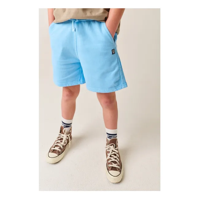 Big Wave Jogger Shorts Algodón orgánico | Azul Cielo