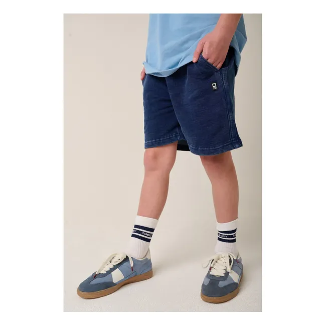 Pantalones cortos de algodón ecológico Whitehaven | Azul Marino