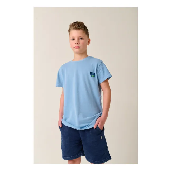 Pantalones cortos de algodón ecológico Whitehaven | Azul Marino