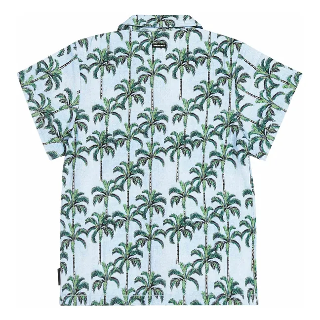 Camisa Palm Island | Azul Pálido