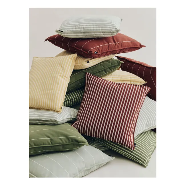 Terrazza striped cushion | Yellow
