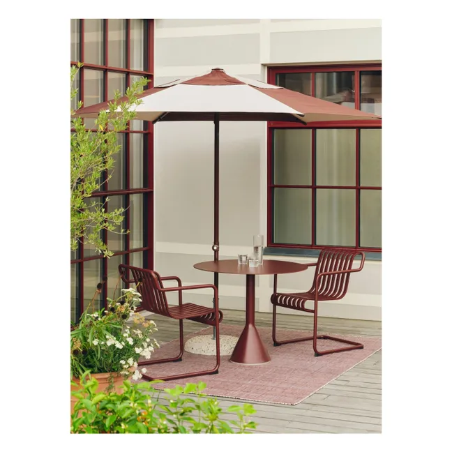 Hexagonal parasol Terrazza | Burgundy