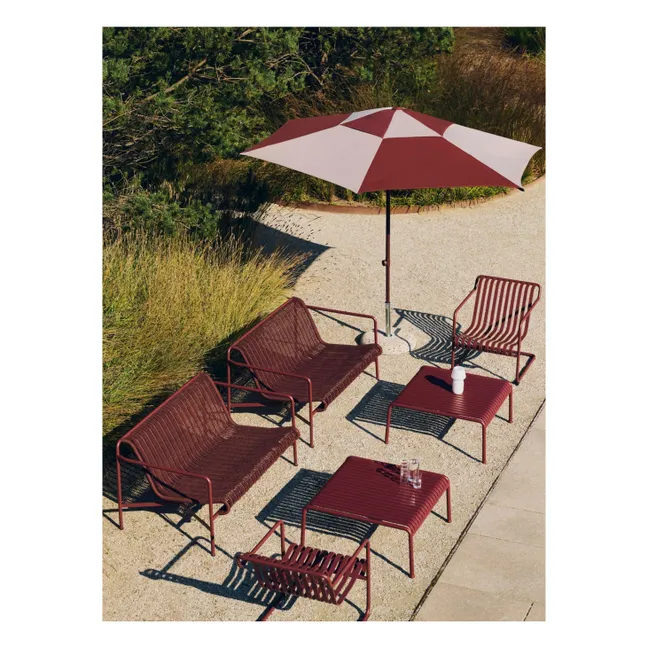 Hexagonal parasol Terrazza | Burgundy